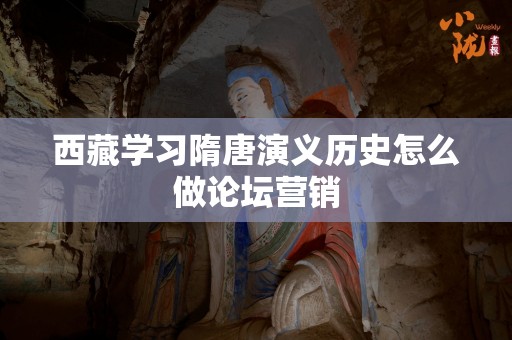西藏学习隋唐演义历史怎么做论坛营销