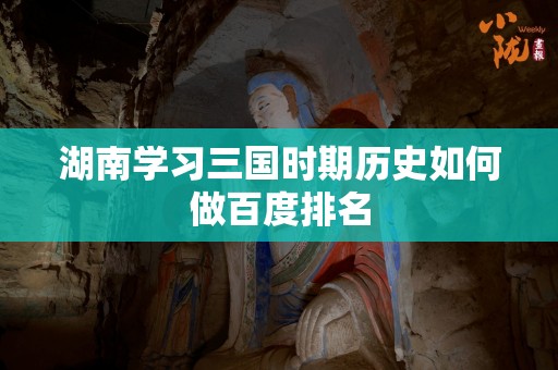 湖南学习三国时期历史如何做百度排名