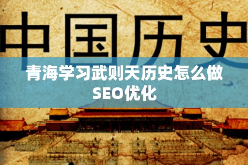 青海学习武则天历史怎么做SEO优化