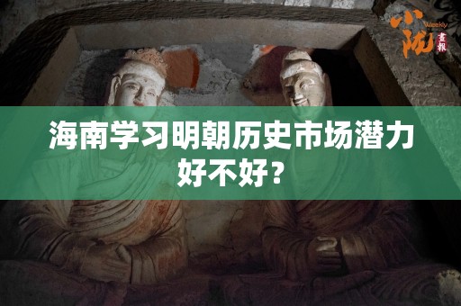 海南学习明朝历史市场潜力好不好？