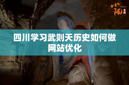 四川学习武则天历史如何做网站优化