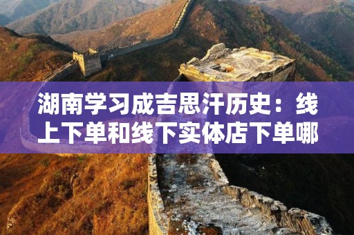 湖南学习成吉思汗历史：线上下单和线下实体店下单哪个好？