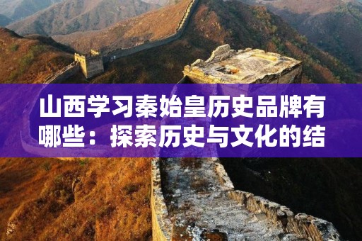 山西学习秦始皇历史品牌有哪些：探索历史与文化的结合